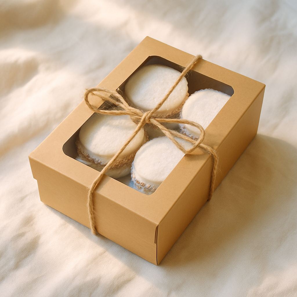 Caja de alfajores lista para entregar